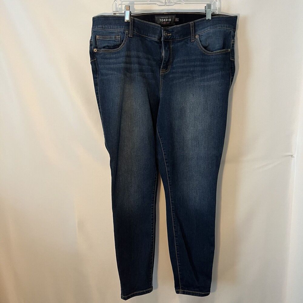 TORRID Jeans Size 20R Bombshell Skinny Premium Stretch Dark Wash